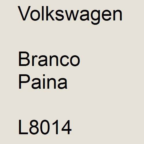 Volkswagen, Branco Paina, L8014.